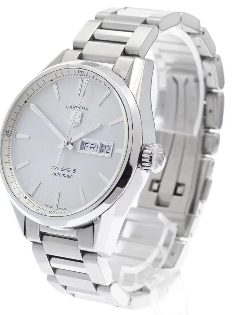 TAG HEUER Carrera Caliber 5 WAR201B.BA0723 Day date Automatic Men's Watch_952761
